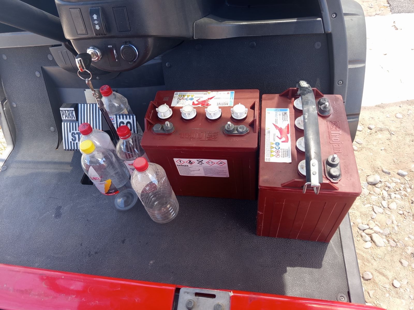 Instalación banco de baterías golf cart — Kindbaja BCS